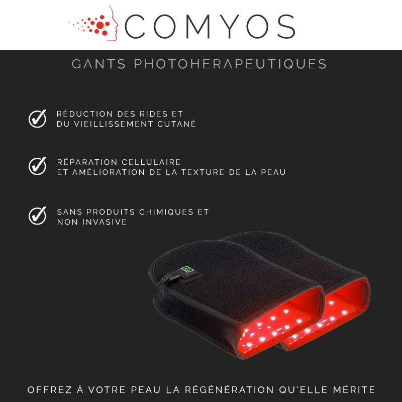 Comyos Phototherapeutic Gloves – For Rejuvenated Hands