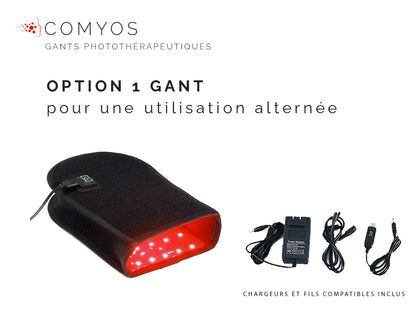 Gants Photothérapeutiques Comyos – Pour des Mains Rajeunies